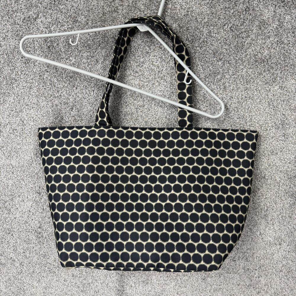 Perry Ellis Shoulder Tote Bag 11x18.5 Corporate Dropout Mod Travel Tech Noir